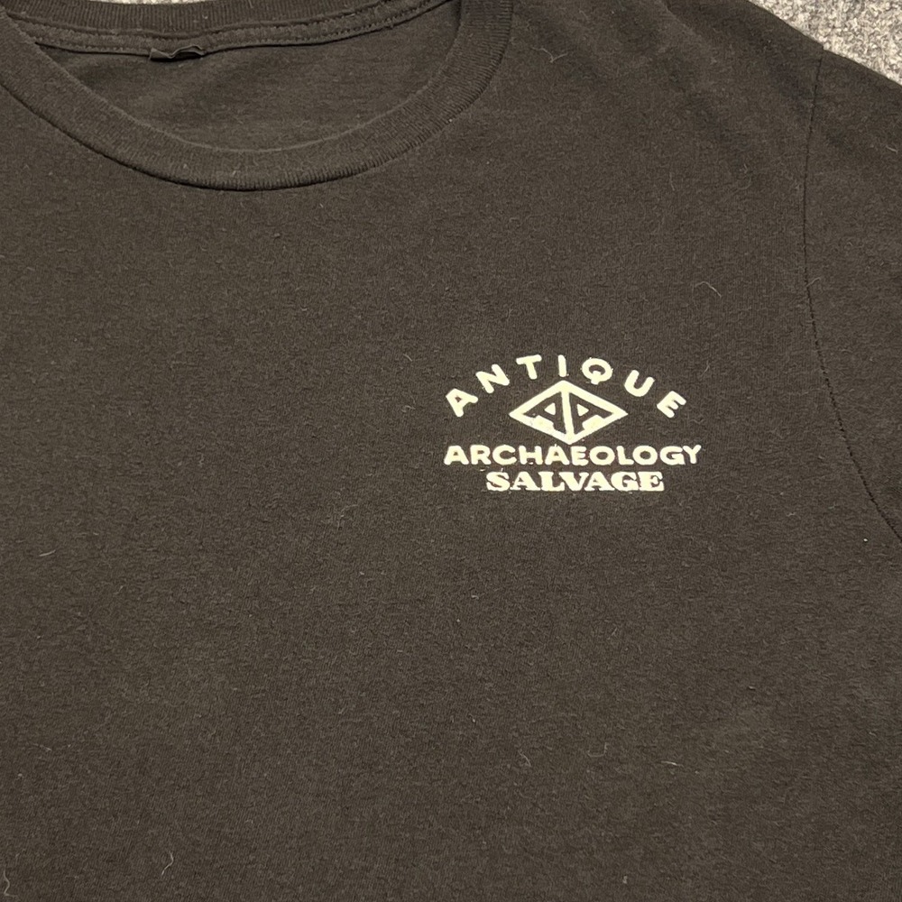 Antique Archaeology Salvage T-Shirt Mens Small Black American Pickers Nashville - Picture 3 of 6